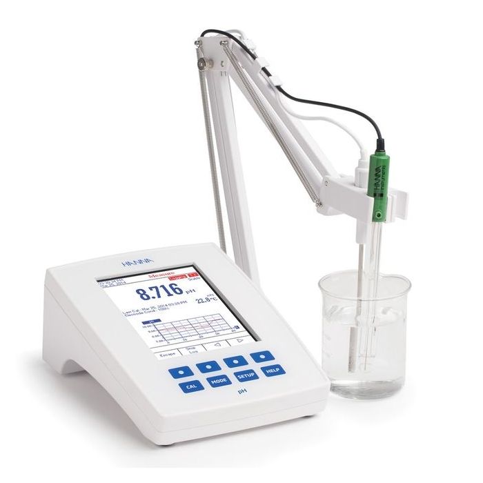 Laboratory Research Benchtop pH/mV Meter with 0.001 pH Resolution