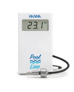 Digital Thermometer with Weighted Stainless Steel Probe Attached to a 3 m (9.9’) Silicone Cable - HI985394