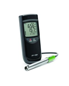 Waterproof Portable pH/ORP/Temperature Meter with Sensor Check - HI991003