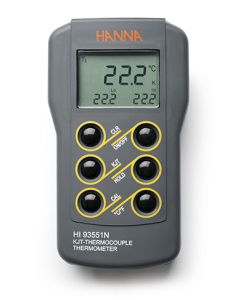 Advanced Single Channel K, J, T-Type Thermocouple Thermometer