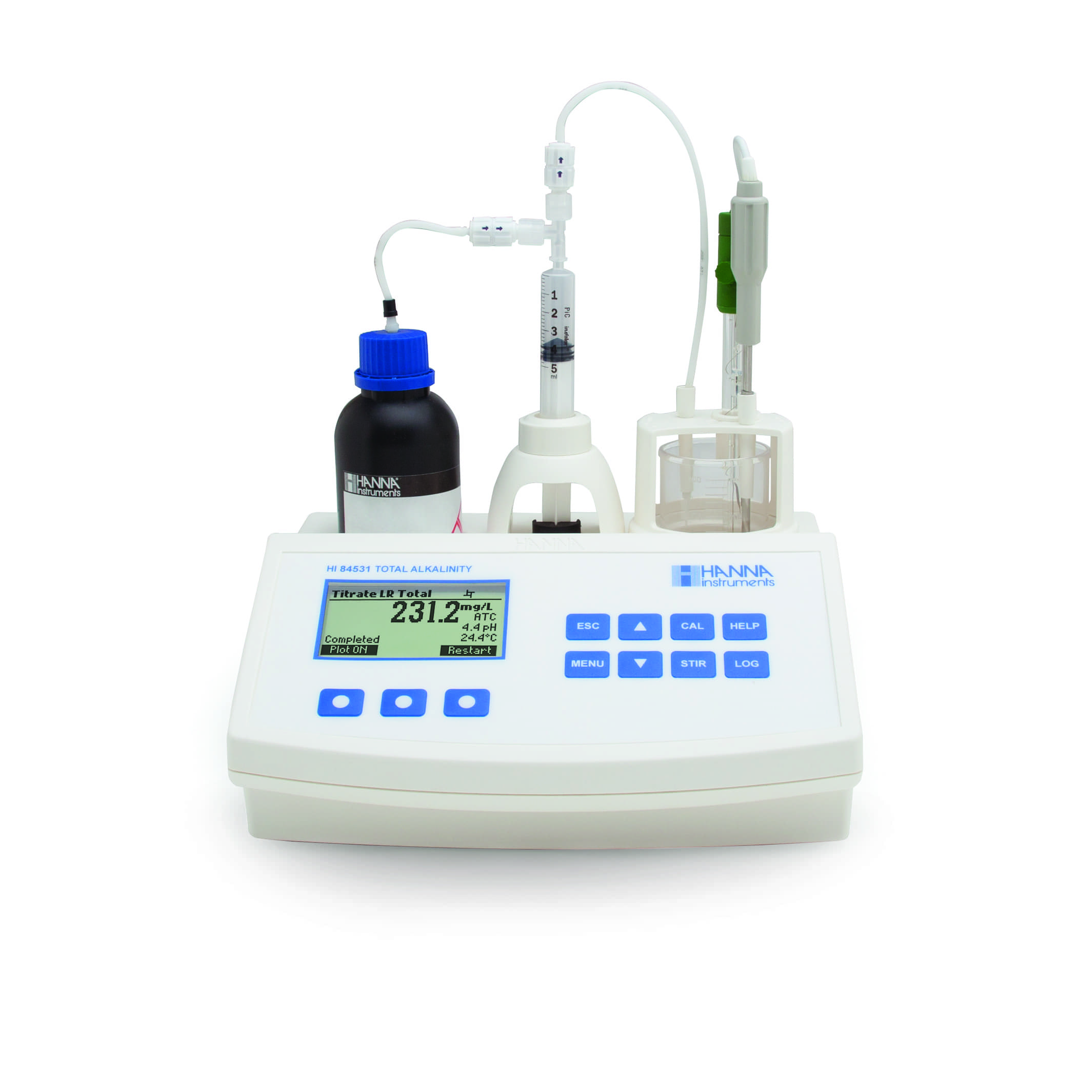 Mini Titrator for Measuring Titratable Alkalinity in Water and Wastewater - HI84531