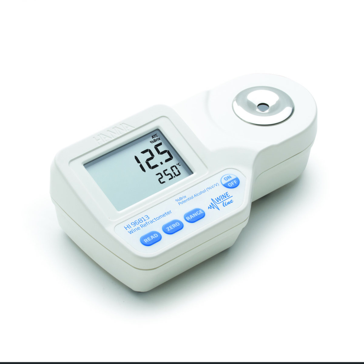 Digital Refractometer for Measurement of Sugar in Wine HI96813