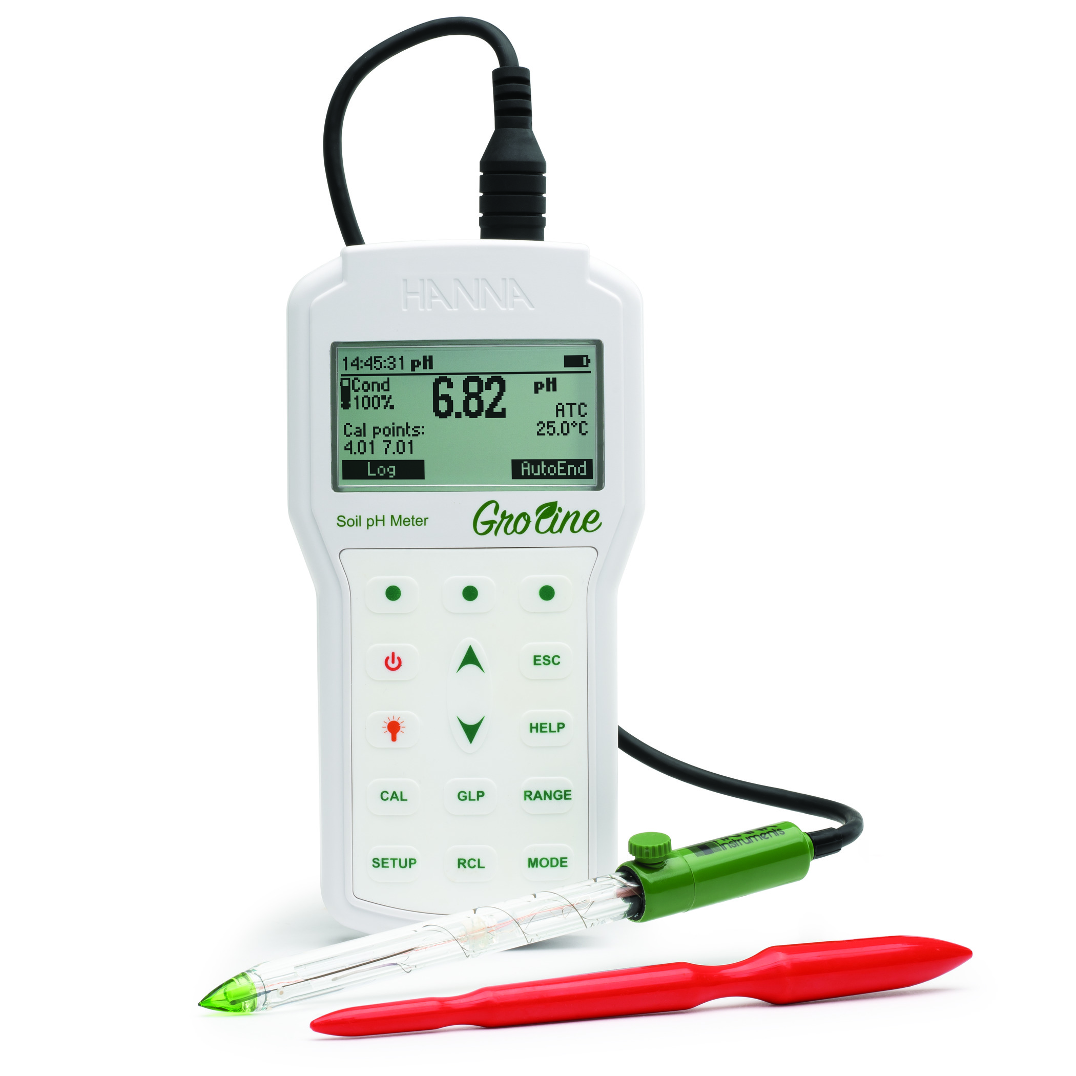 Professional Soil pH Meter GroLine - HI98168