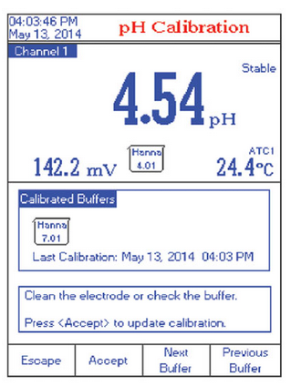 Calibration CAL CHECK